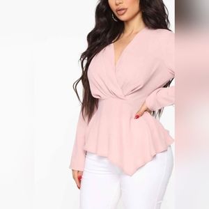 Love At First Sight Blouse - PinkSize: L
